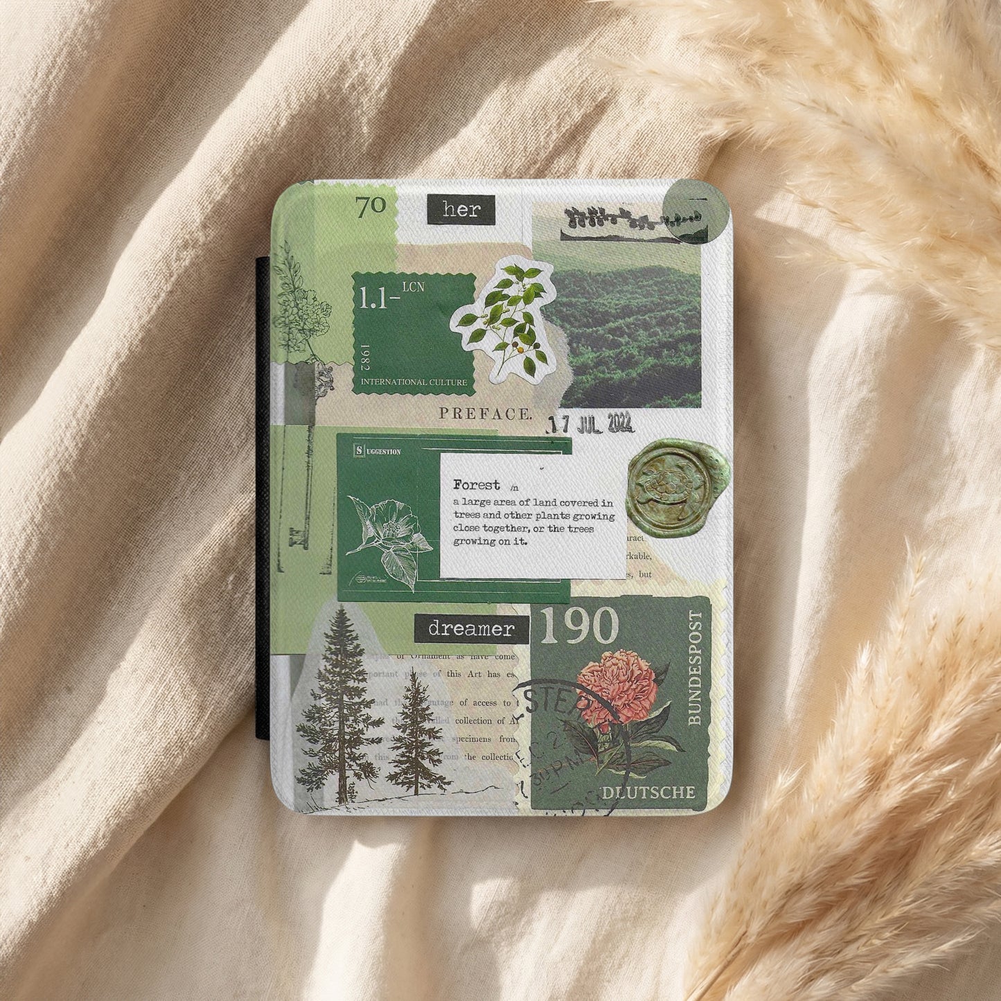 Forest Dreamer | Vintage Collage | Kindle Case