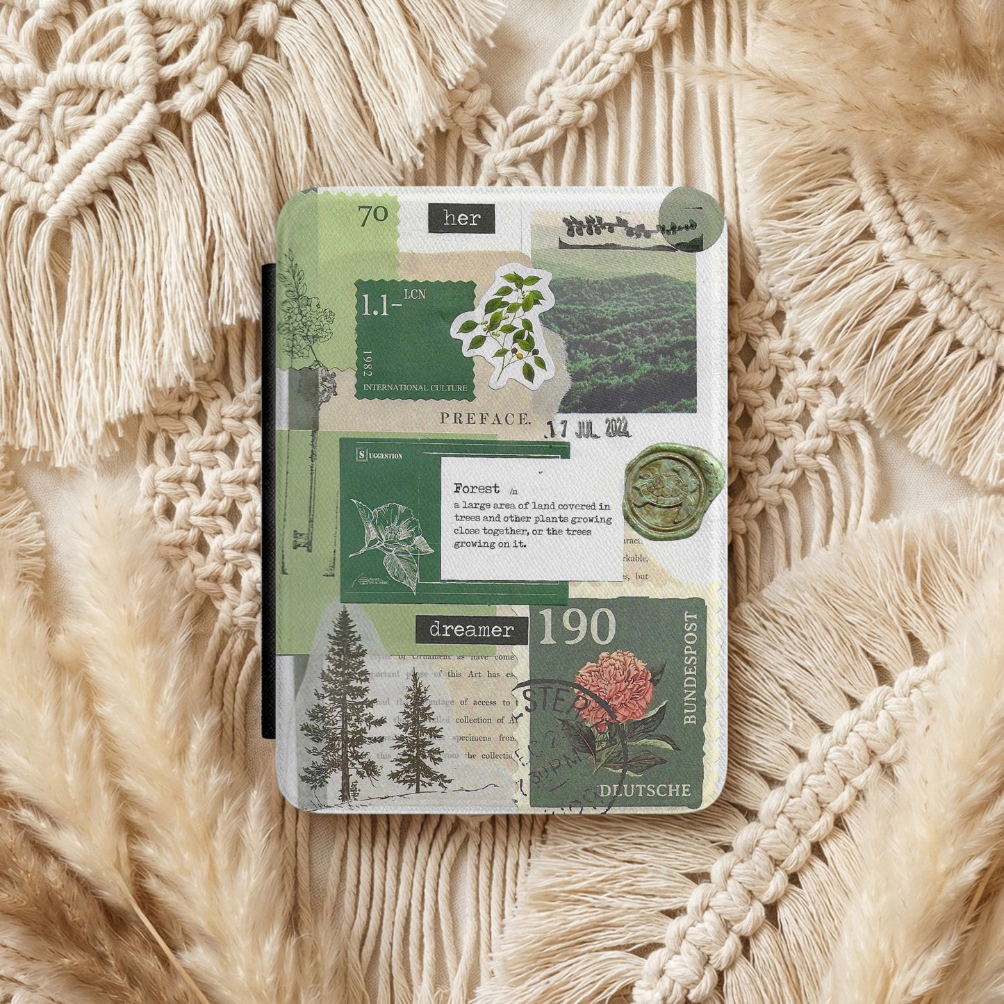 Forest Dreamer | Vintage Collage | Kindle Case