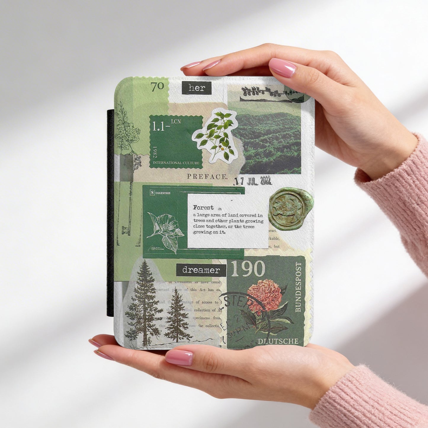Forest Dreamer | Vintage Collage | Kindle Case