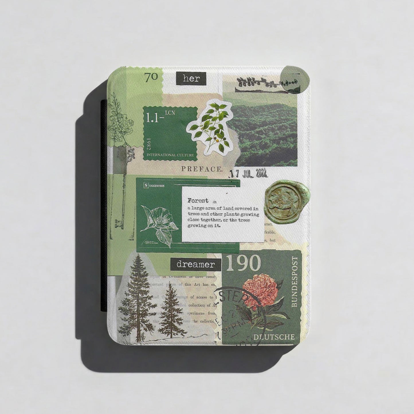 Forest Dreamer | Vintage Collage | Kindle Case