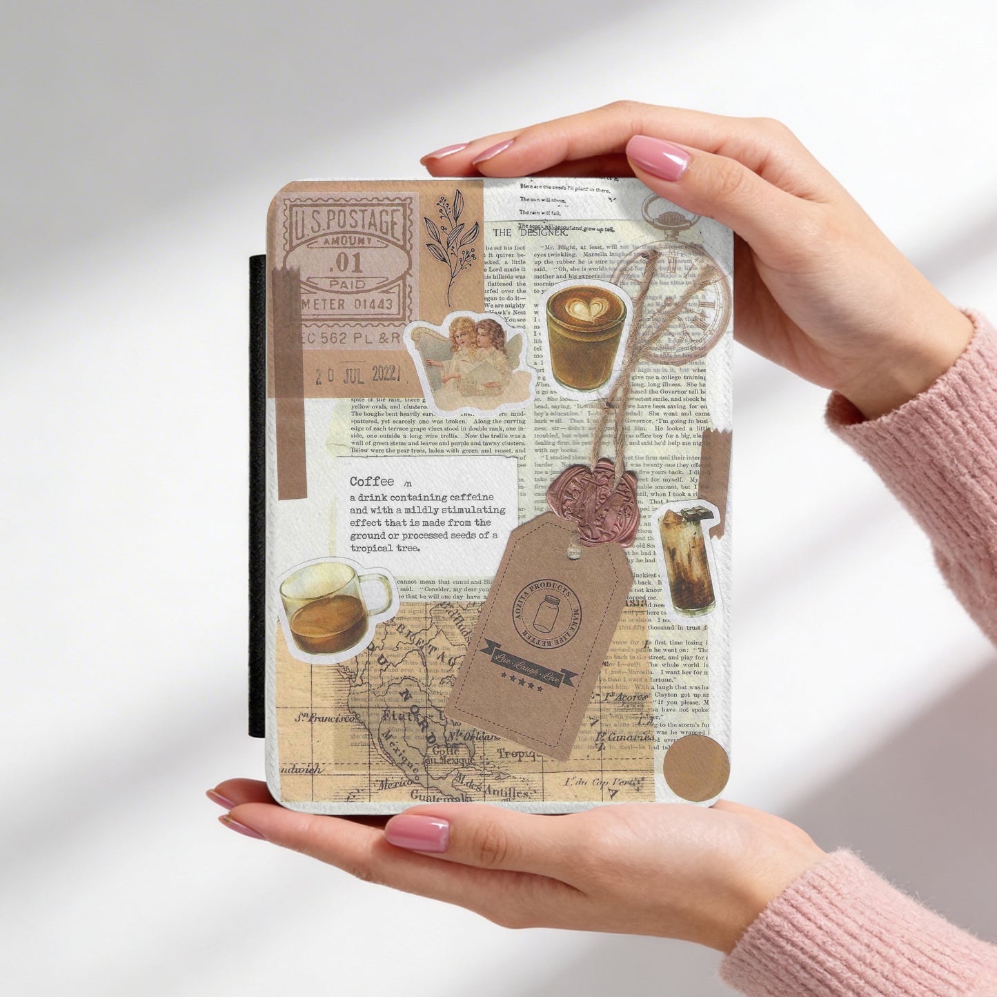 Coffee Dreams | Vintage Collage | Kindle Case