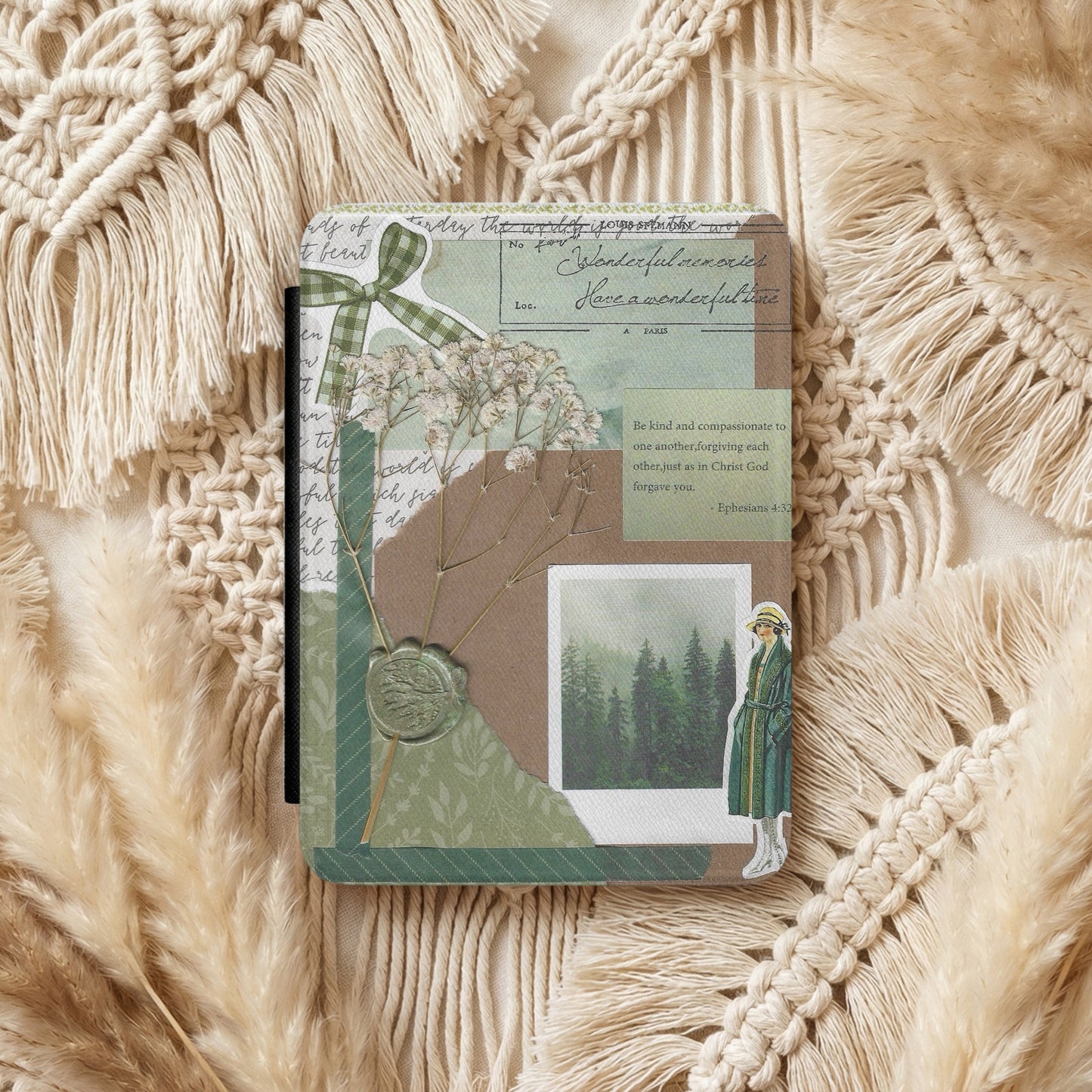 Ephesians 4:32 | Vintage Collage | Kindle Case