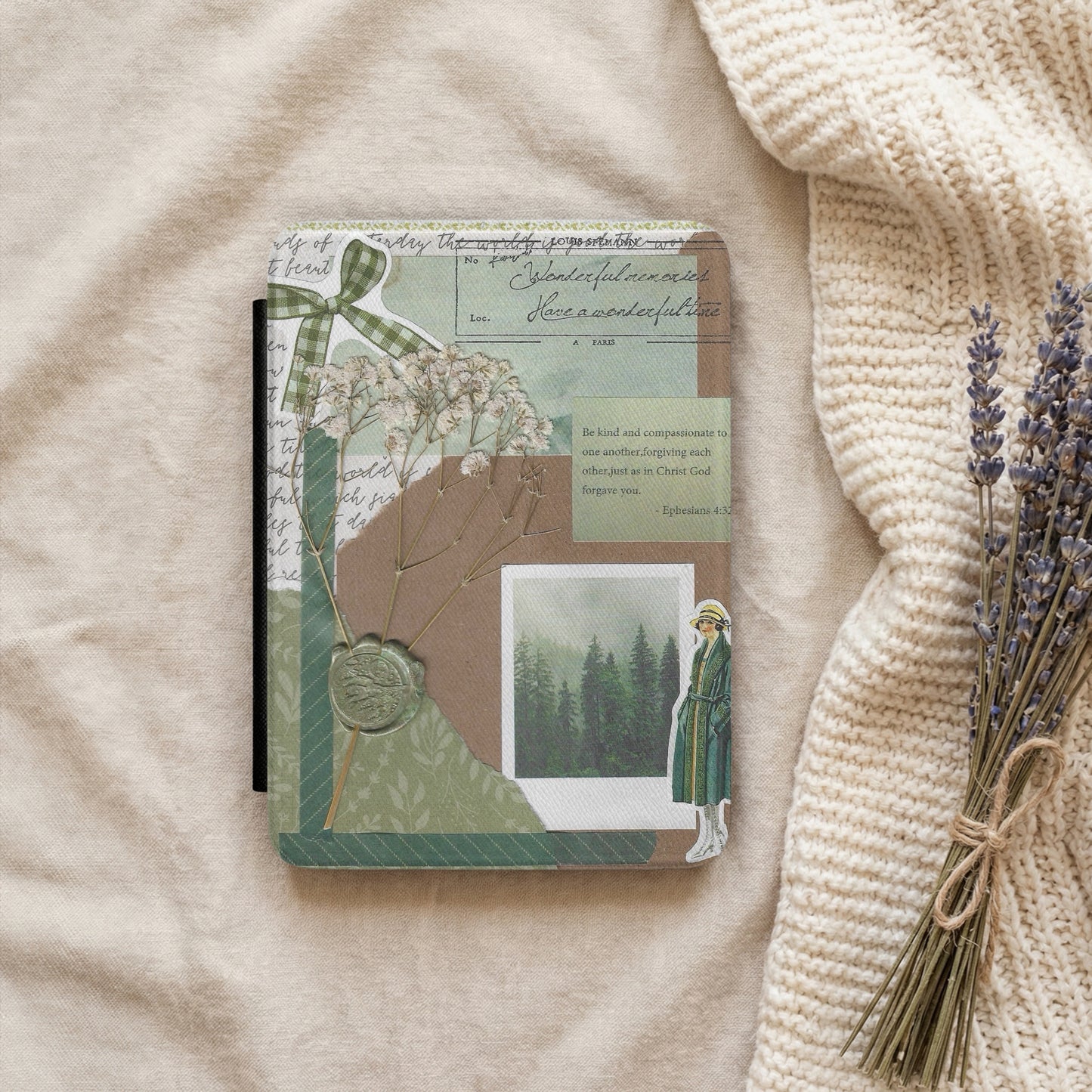 Ephesians 4:32 | Vintage Collage | Kindle Case