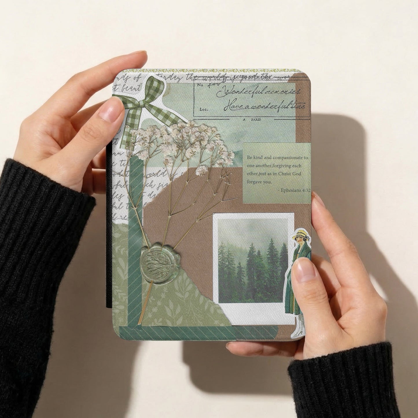 Ephesians 4:32 | Vintage Collage | Kindle Case