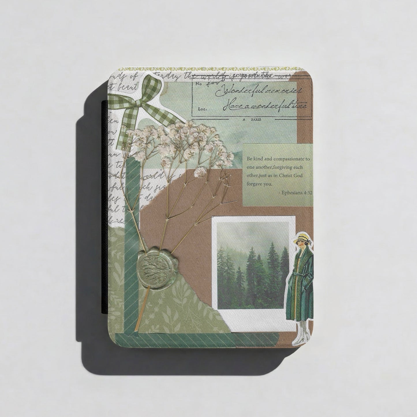 Ephesians 4:32 | Vintage Collage | Kindle Case