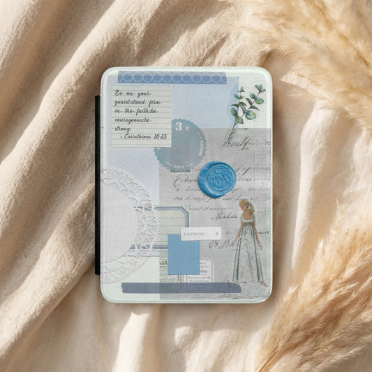 Corinthians 16:13 | Vintage Collage | Kindle Case