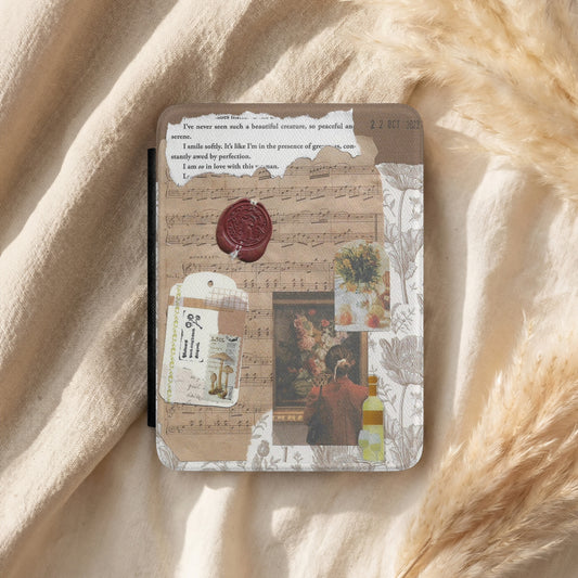 Gallery & Wine | Vintage Collage | Kindle Case