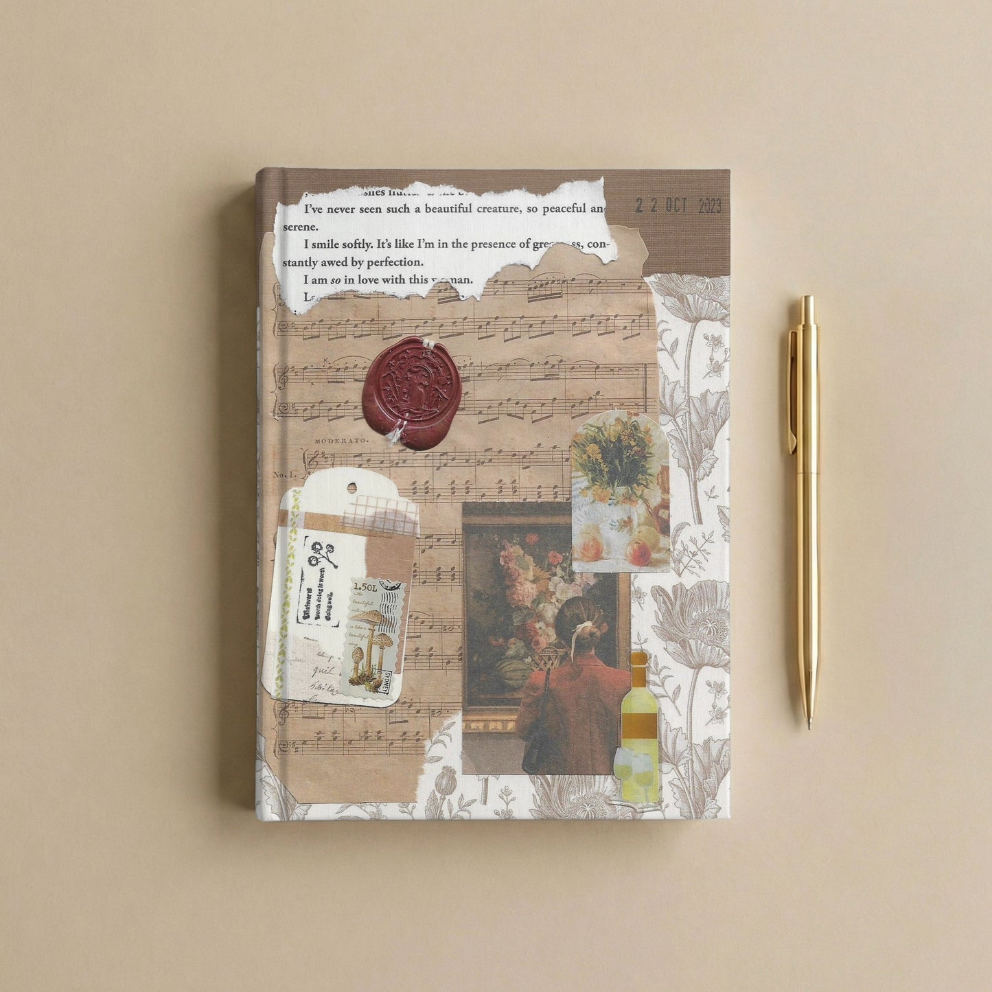 Gallery & Wine | Hardcover Journal