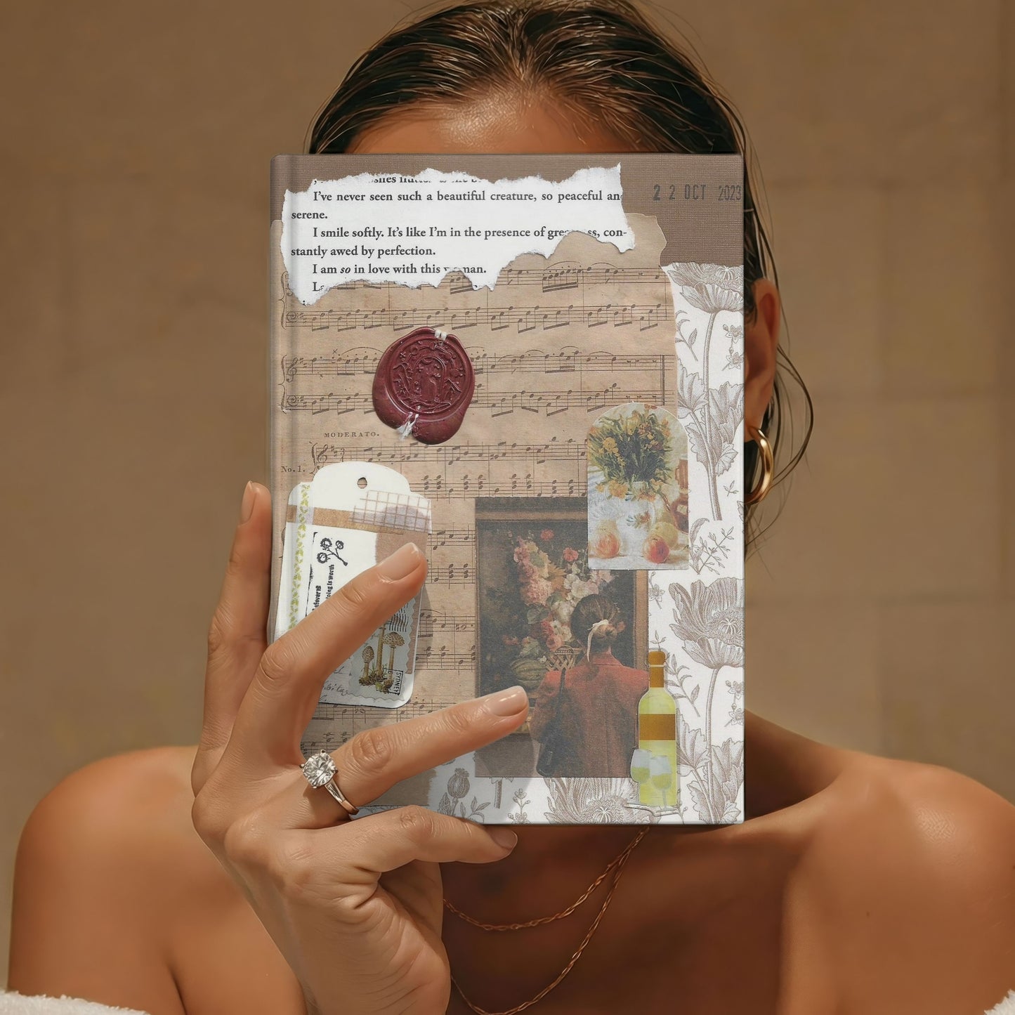 Gallery & Wine | Hardcover Journal