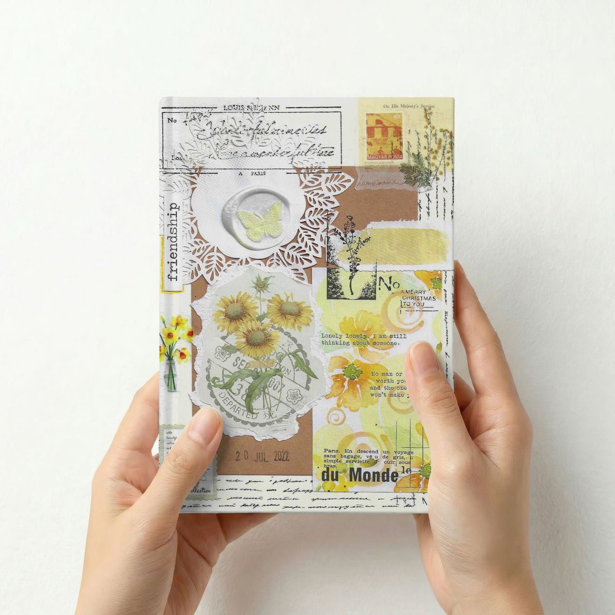 Yellow Floral | Hardcover Journal