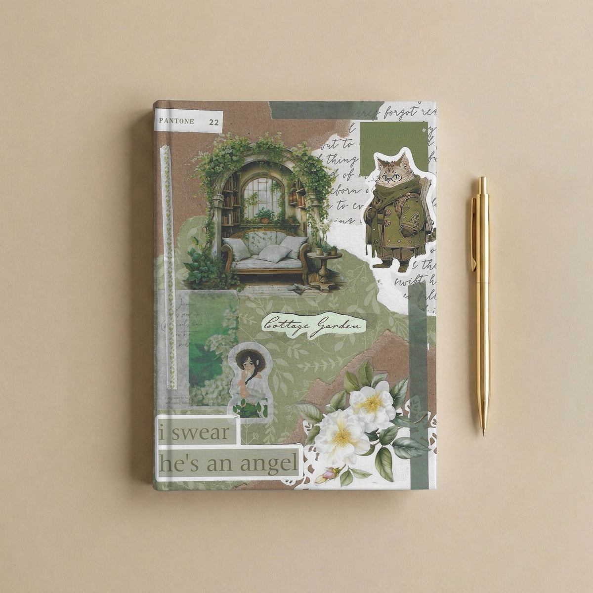 Cottage Green | Hardcover Journal